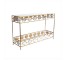 TABLE-CONSOLE-GOLD W/ MIRRORED