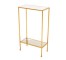 TABLE-CONSOLE-GOLD-2 TIER-THIN