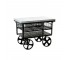 CART-Metal table industrial wheels/