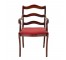 CHAIR-ARM-MAH W/RED UPH SE