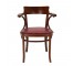 CHAIR-ARM-MAPLE W/RED VINYL SE