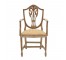 CHAIR-ARM-CREAM ANTIQUED H