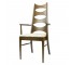 Chair-Arm Chair W/Cat Eye Back/Diningroom