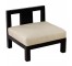 A/L Chair Black Frame/Linen