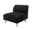 CHAIR-ARMLESS-BLK ULTRA