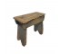 BENCH-SHORT RAW WOOD BENCH