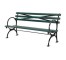 PARK BENCH-6' City Parks |Green Slats