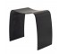 BENCH-12X18-BLK WD-CURVED SEAT