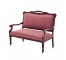 Settee-Mauve-Wood Frame-Wheels