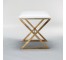 BENCH-GOLD X BASE-WHITE TOP