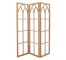SCREEN-3PANEL OPEN WOOD GOTHIC
