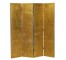 SCREEN-4 PANAL-WOOD/GOLD