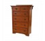 DRESSER-SET-MISSION OAK-Tall Oak 2 Top Drawers Over 4 Drawers
