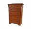 DRESSER-LIGHT WOOD-SQ SLV HAND