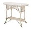 TABLE-SIDE RATTAN/WD WHT SERPE