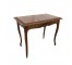 DESK-WRITING-BROWN W/ FAUX MARBLE TOP