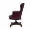 CHAIR-Arm/Executive-Burgundy Tufted Leather