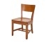 CHAIR-SIDE-LT OAK-SMOOTH CURVE