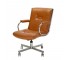 CHAIR-OFFICE-TAN-50'S-PADDED A