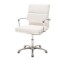 CHAIR-OFFICE-WHITE EARL-SWIVEL