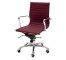 CHAIR-SWIVEL-BURGUNDY RIPPLE S