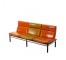 BENCH-3 SEAT-DANISH-ORANGE & G