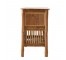 CABINET-BAMBOO 2DOOR/SHELF W/D