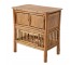 CABINET-BAMBOO 2DOOR/SHELF W/D