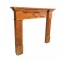 FIREPLACE-MANTEL-CARVED PINE