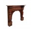 FIREPLACE-MANTEL-CHERRY-60W-INCISED FLOR