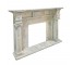 FIREPLACE-MANTEL 76L-FAUX MARBELIZED-2CO