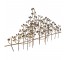 FIREPLACE SCREEN-BRASS-FLORAL