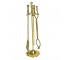 FIREPLACE TOOLS-5PC BRASS BALL