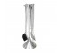 FIREPLACE TOOLS-5PC-MOLDED CHROME