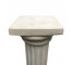 COLUMN-36"WHT DORIC/FLUTED SHA
