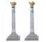 PILLAR HOLDER-GOLD-KEY ACCENTS