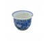 PLANTER-Oriental Blue & White Background W/White Flowers