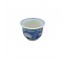 PLANTER-Oriental Blue & White Background W/White Flowers