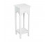 PLANTSTAND-WHT WOOD ARCH CUTOU