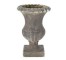 URN-FAUX CEMENT FOOTED