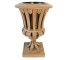 Urn large wooden w/zinc liner