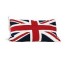 Union Jack Pillow- 27"L x 16"