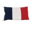 French Flag Pillow 27"L x 16"