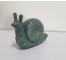 FIGURINE-Metal Snail/Greenish Blue