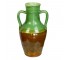 JUG-Tall Brown Bottom/Green Top