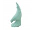 FIGURINE-Modern Ceramic Turquoise Bird