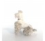 FIGURINE-White Poodle Sitting