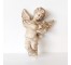 FIGURINE-Plaster Angel W/Harp