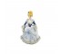 FIGURINE-19th Century Courtesan-W/Blue & White Dress