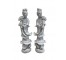 FIGURINE-ORIENTAL WHT LOTUS